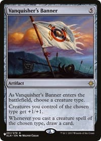 Vanquisher's Banner - The List Reprints - Magic: The Gathering card