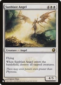 Sunblast Angel - The List Reprints - Magic: The Gathering card
