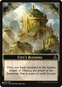City's Blessing // The Monarch Double-sided Token - The List Reprints - Magic: The Gathering card