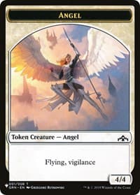Angel // Warrior Double-Sided Token - The List Reprints - Magic: The Gathering card