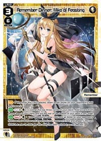 Remember Dinner, Miko of Feasting - Prismatic Diva - WIXOSS card