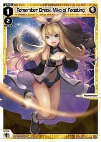 Remember Break, Miko of Feasting - Prismatic Diva - WIXOSS card