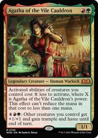 Agatha of the Vile Cauldron - Wilds of Eldraine - Magic: The Gathering card