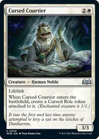 Cursed Courtier - Wilds of Eldraine - Magic: The Gathering card