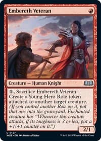 Embereth Veteran - Wilds of Eldraine - Magic: The Gathering card
