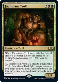 Faunsbane Troll - Wilds of Eldraine - Magic: The Gathering card