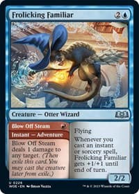 Frolicking Familiar - Wilds of Eldraine - Magic: The Gathering card
