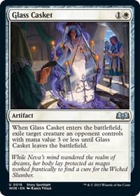 Glass Casket - Wilds of Eldraine - Magic: The Gathering card