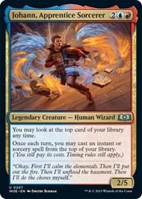 Johann, Apprentice Sorcerer - Wilds of Eldraine - Magic: The Gathering card