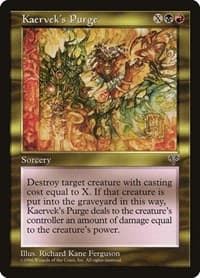 Kaervek's Purge - Mirage - Magic: The Gathering card