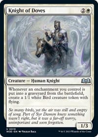 Knight of Doves - Wilds of Eldraine - Magic: The Gathering card
