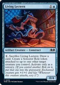 Living Lectern - Wilds of Eldraine - Magic: The Gathering card