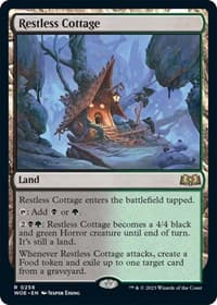 Restless Cottage - Wilds of Eldraine - Magic: The Gathering card