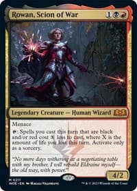 Rowan, Scion of War - Wilds of Eldraine - Magic: The Gathering card