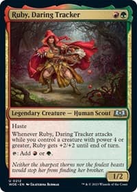Ruby, Daring Tracker - Wilds of Eldraine - Magic: The Gathering card