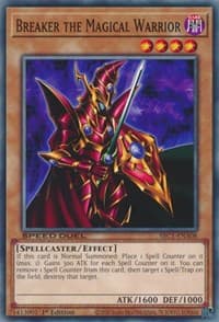 Breaker the Magical Warrior - Speed Duel: Streets of Battle City - YuGiOh card