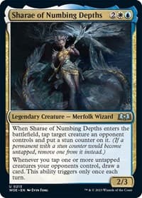 Sharae of Numbing Depths - Wilds of Eldraine - Magic: The Gathering card
