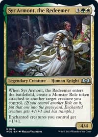 Syr Armont, the Redeemer - Wilds of Eldraine - Magic: The Gathering card