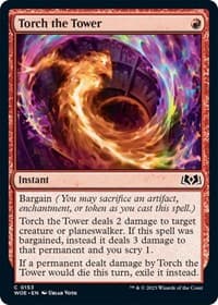 Torch the Tower - Wilds of Eldraine - Magic: The Gathering card