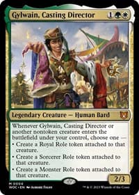 Gylwain, Casting Director - Commander: Wilds of Eldraine - Magic: The Gathering card