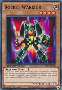 Rocket Warrior - Speed Duel: Streets of Battle City - YuGiOh card
