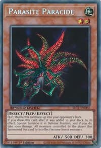 Parasite Paracide (Secret Rare) - Speed Duel: Streets of Battle City - YuGiOh card