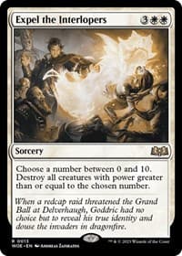 Expel the Interlopers - Wilds of Eldraine - Magic: The Gathering card