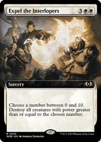 Expel the Interlopers (Extended Art) - Wilds of Eldraine - Magic: The Gathering card
