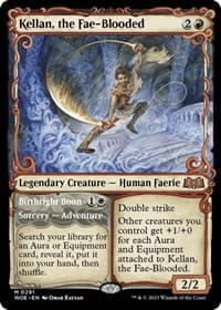 Kellan, the Fae-Blooded (Showcase) - Wilds of Eldraine - Magic: The Gathering card