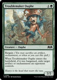 Troublemaker Ouphe - Wilds of Eldraine - Magic: The Gathering card