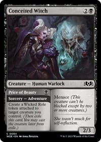 Conceited Witch - Wilds of Eldraine - Magic: The Gathering card