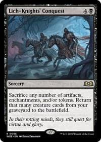Lich-Knights' Conquest - Wilds of Eldraine - Magic: The Gathering card