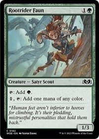 Rootrider Faun - Wilds of Eldraine - Magic: The Gathering card