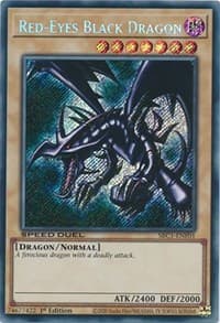 Red-Eyes Black Dragon (Secret Rare) - Speed Duel: Streets of Battle City - YuGiOh card