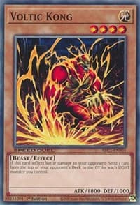 Voltic Kong - Speed Duel: Streets of Battle City - YuGiOh card