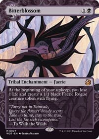 Bitterblossom - Wilds of Eldraine: Enchanting Tales - Magic: The Gathering card
