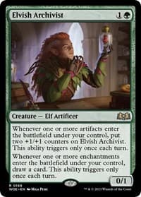 Elvish Archivist - Wilds of Eldraine - Magic: The Gathering card