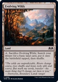 Evolving Wilds - Wilds of Eldraine - Magic: The Gathering card