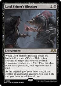 Lord Skitter's Blessing - Wilds of Eldraine - Magic: The Gathering card