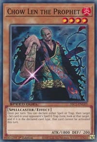 Chow Len the Prophet - Speed Duel: Streets of Battle City - YuGiOh card