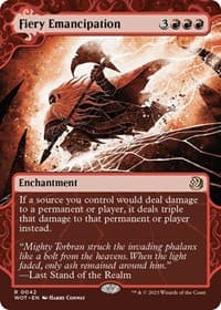 Fiery Emancipation - Wilds of Eldraine: Enchanting Tales - Magic: The Gathering card