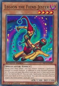 Legion the Fiend Jester - Speed Duel: Streets of Battle City - YuGiOh card