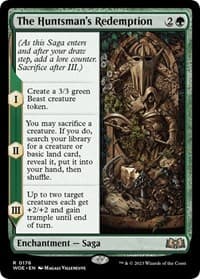The Huntsman's Redemption - Wilds of Eldraine - Magic: The Gathering card