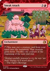 Sneak Attack - Wilds of Eldraine: Enchanting Tales - Magic: The Gathering card