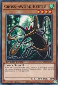 Cross-Sword Beetle - Speed Duel: Streets of Battle City - YuGiOh card