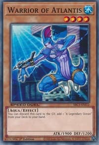 Warrior of Atlantis - Speed Duel: Streets of Battle City - YuGiOh card