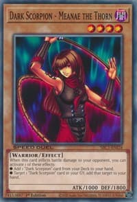 Dark Scorpion - Meanae the Thorn - Speed Duel: Streets of Battle City - YuGiOh card