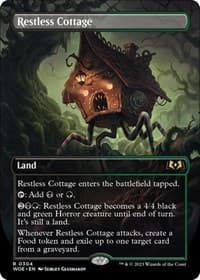 Restless Cottage (Borderless) - Wilds of Eldraine - Magic: The Gathering card