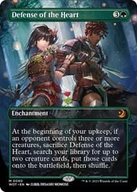 Defense of the Heart (Anime Borderless) - Wilds of Eldraine: Enchanting Tales - Magic: The Gathering card
