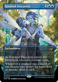 Kindred Discovery (Anime Borderless) - Wilds of Eldraine: Enchanting Tales - Magic: The Gathering card